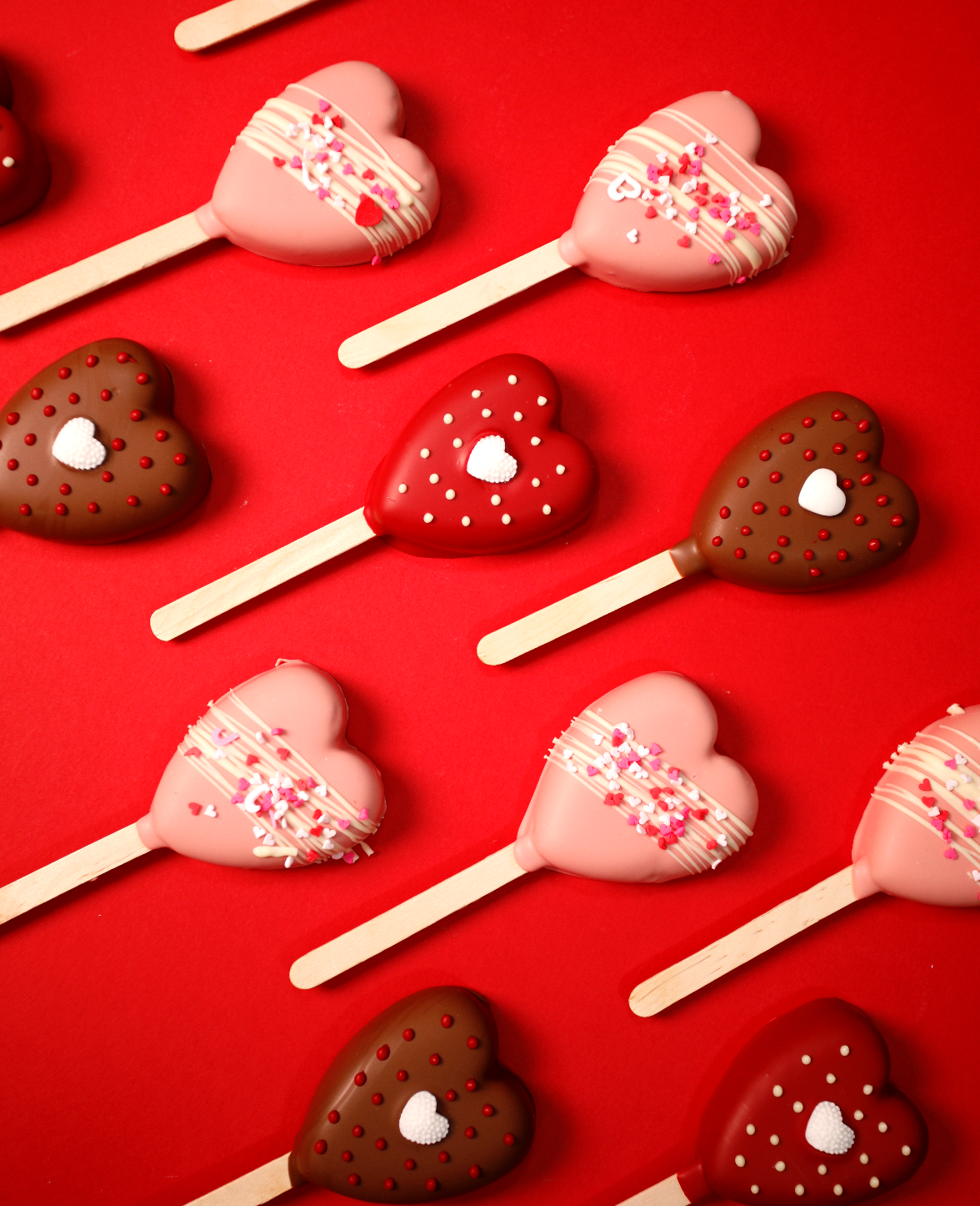Brownie Heart Popcake