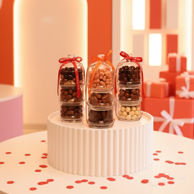 Christmas Stackable Bonbonnières