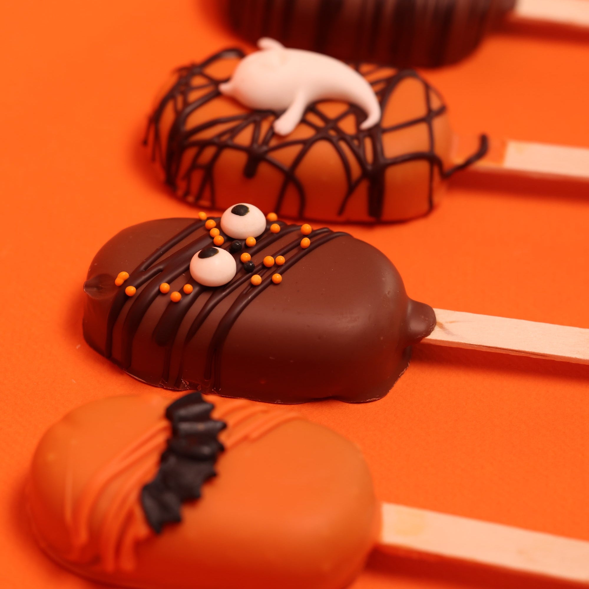 Spooky Brownie Popsicle
