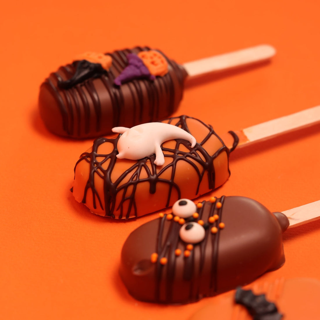 Spooky Brownie Popsicle