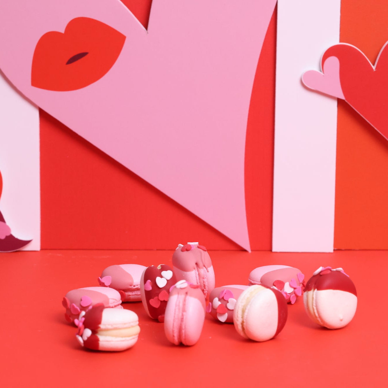 Valentine Macarons Box (6pcs)