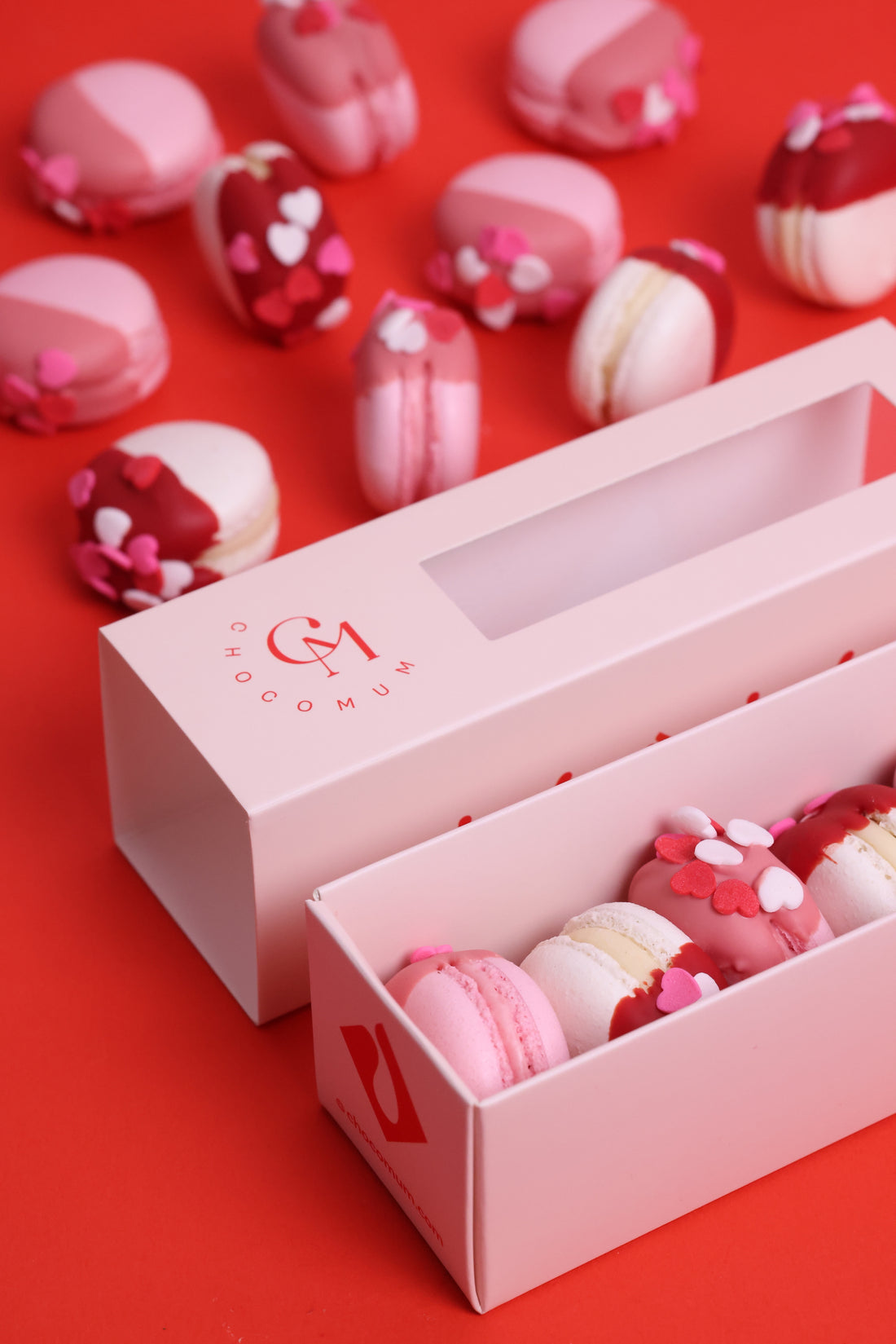 Valentine Macarons Box (6pcs)