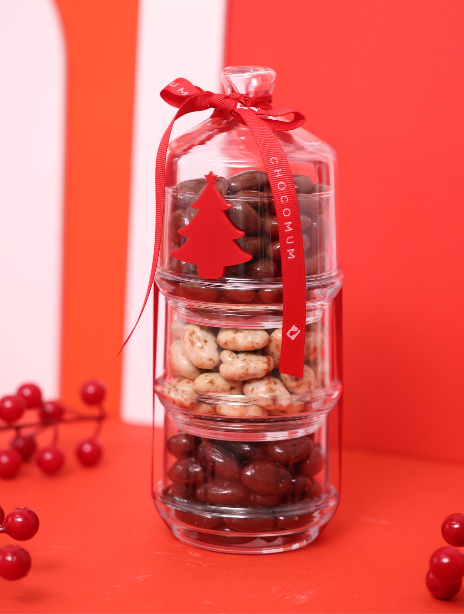 Christmas Stackable Bonbonnières