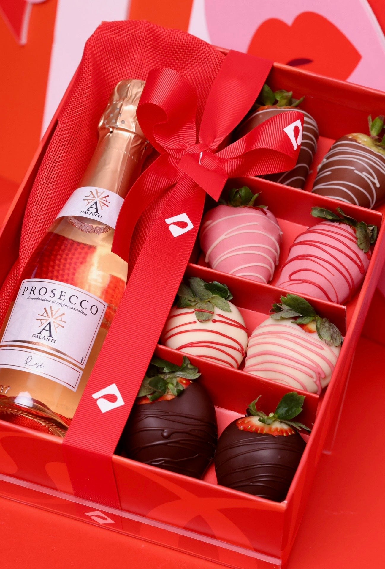 Chocolate strawberries &amp; Champagne Box (Pick up only)