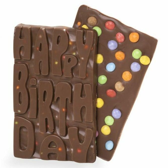 Happy Birthday Engraved Bar