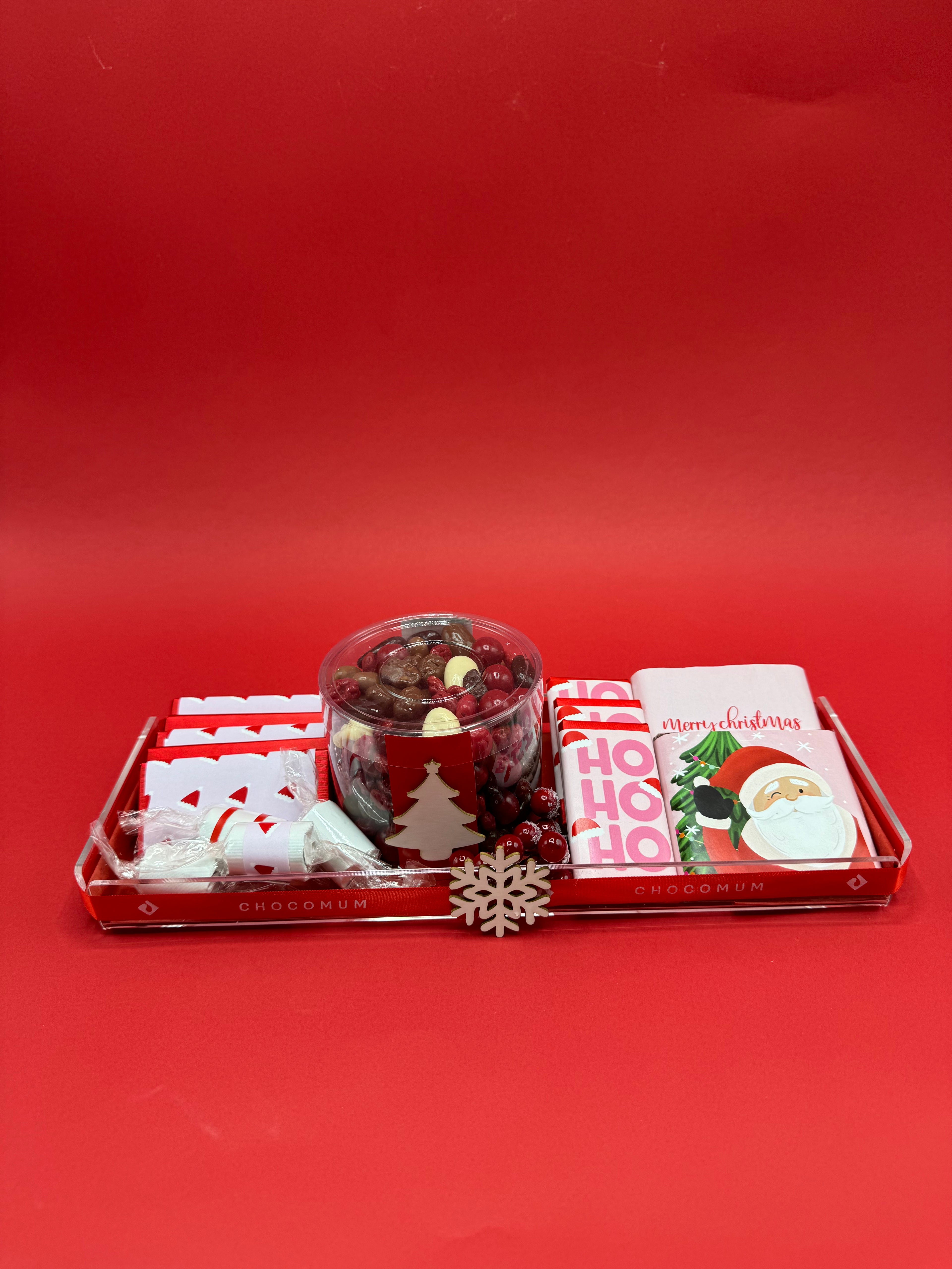 Rectangular Wrapped Christmas Tray