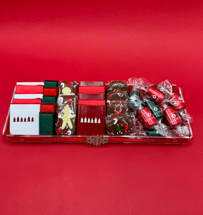 Rectangular Wrapped Christmas Tray