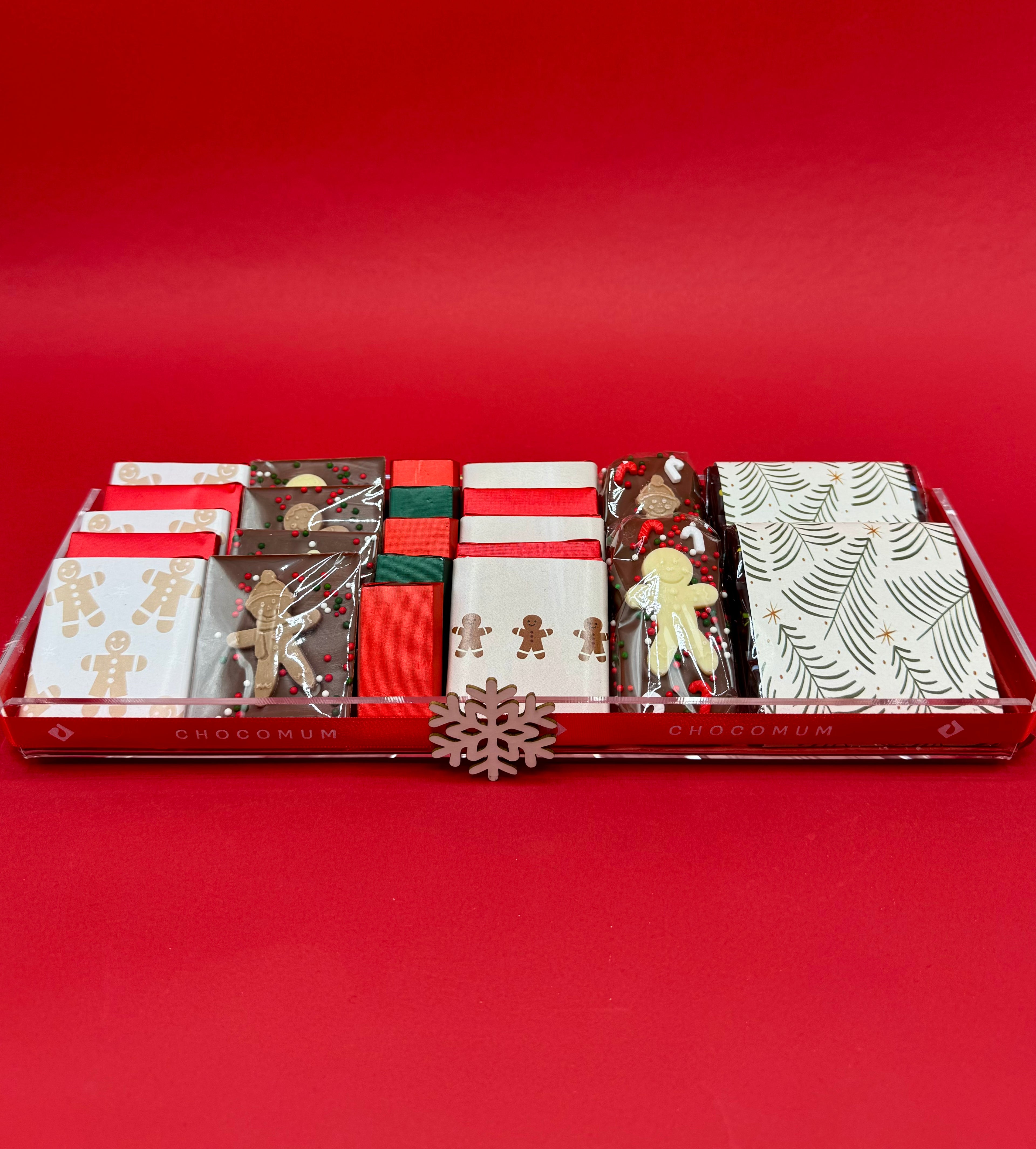 Rectangular Wrapped Christmas Tray