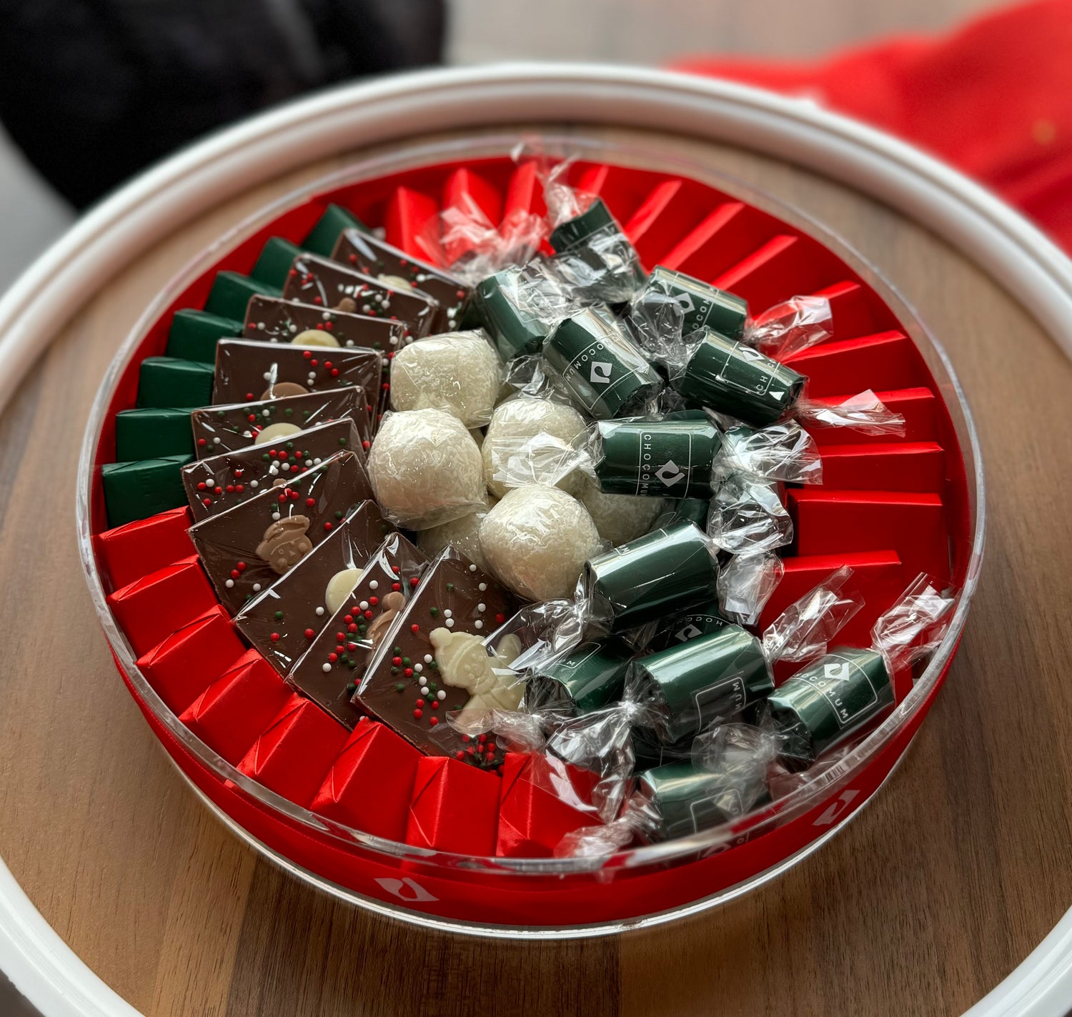 Circular Christmas Tray