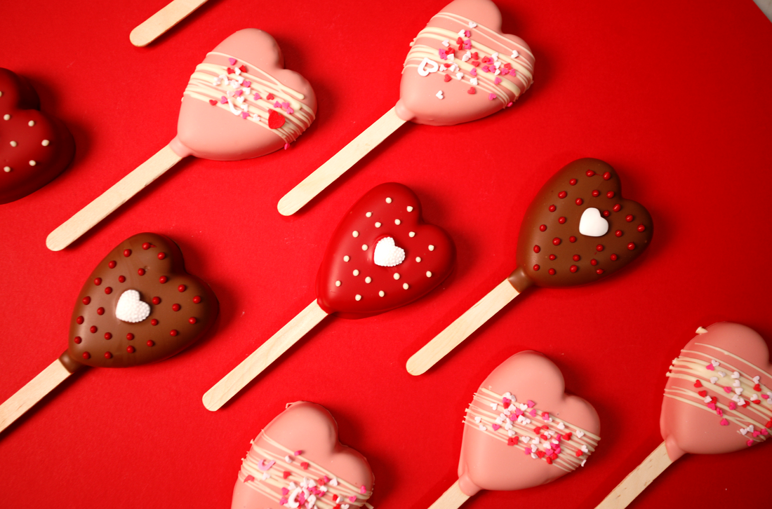 Brownie Heart Popsicle