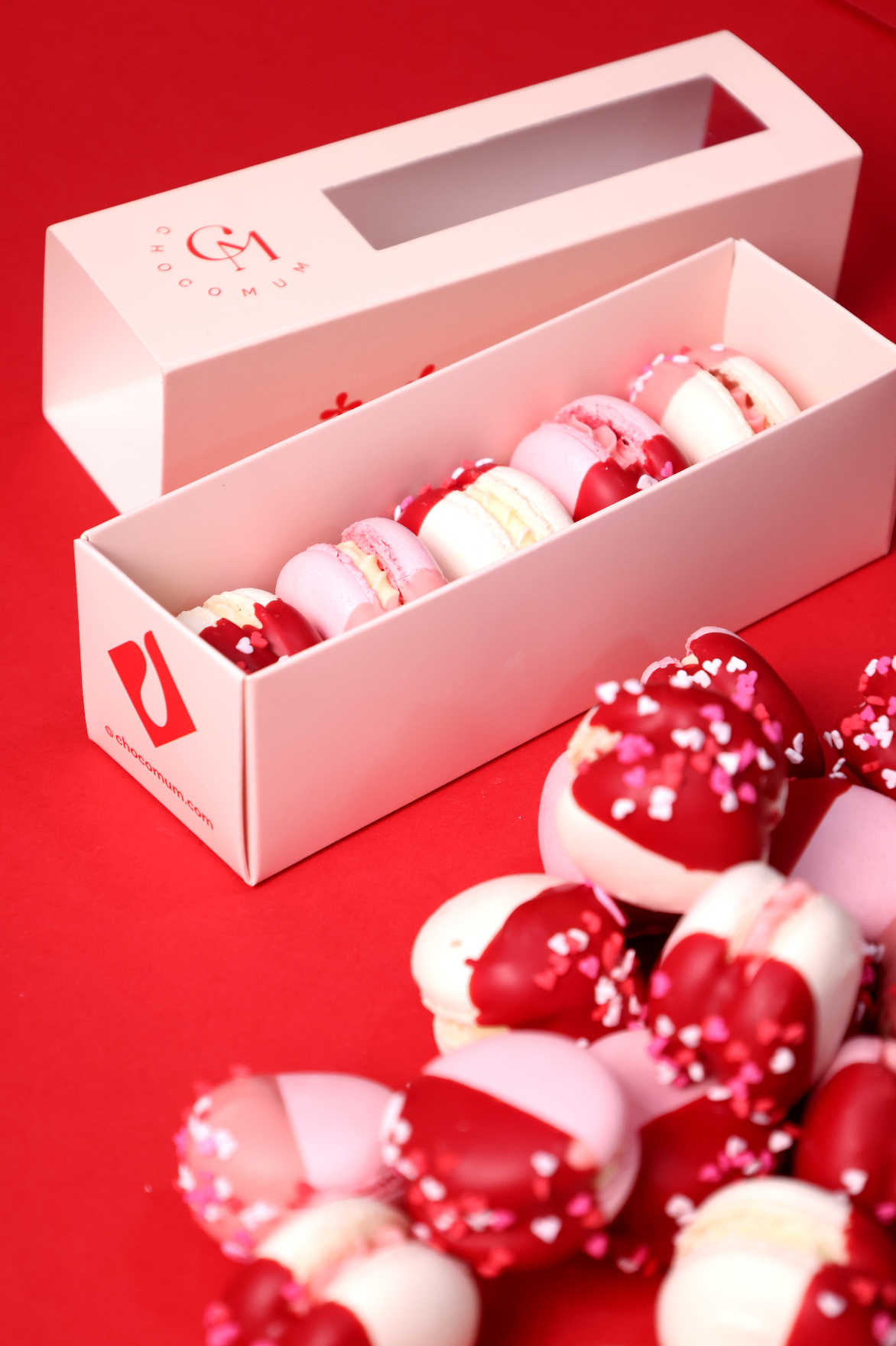 Valentine Macarons Box (6pcs)