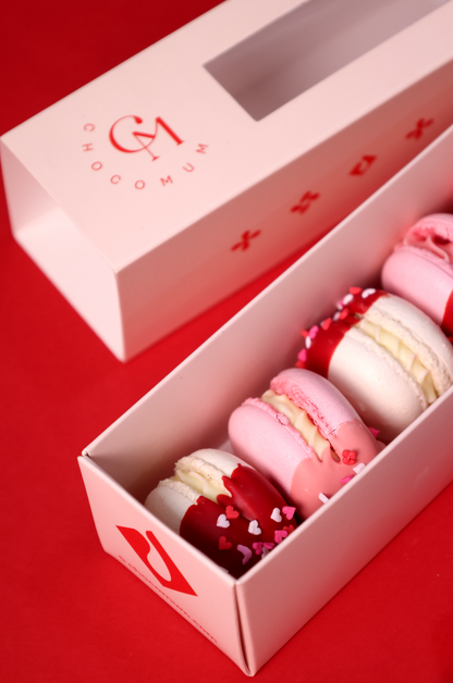 Valentine Macarons Box (6pcs)