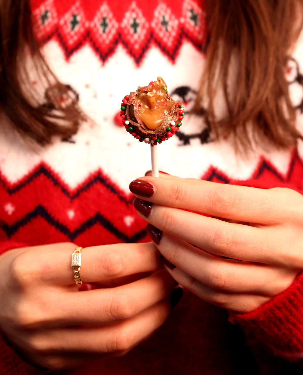 Christmas Truffle Lollipop