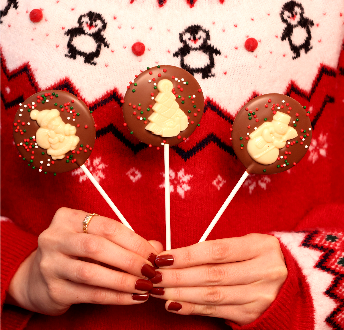 Christmas Mendiant Lollipop