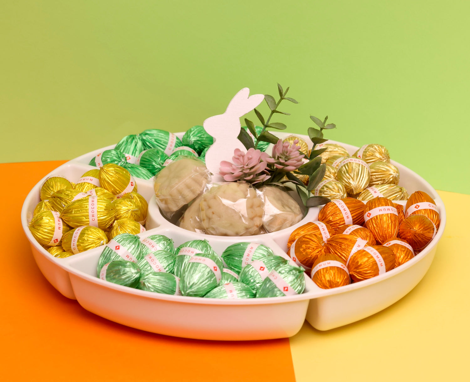 Easter Circular Compartments Arrangement