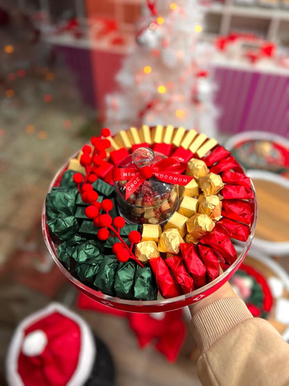 Circular Christmas Tray