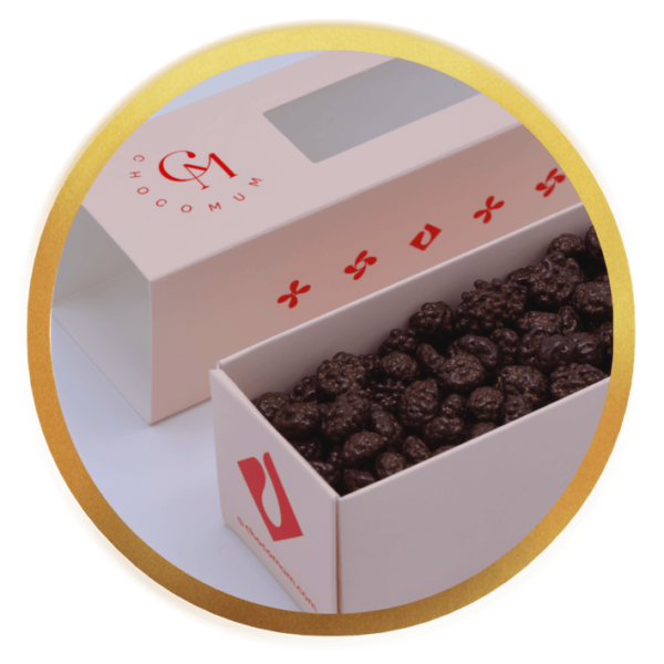 Dragee chocolate coffee seeds