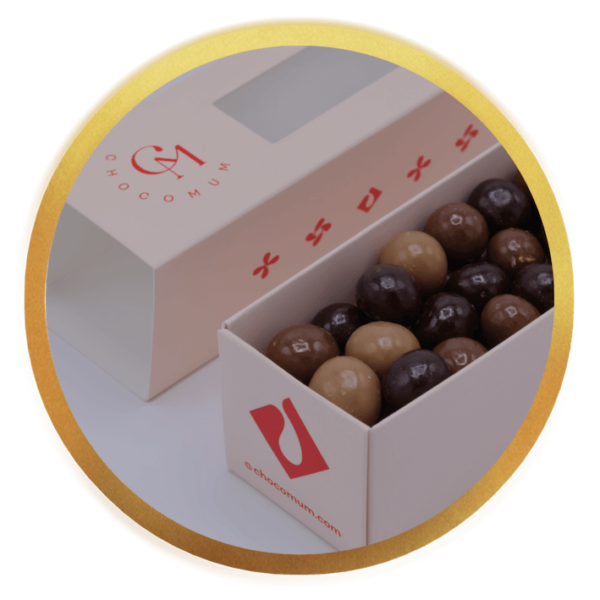 Dragee chocolate hazelnuts