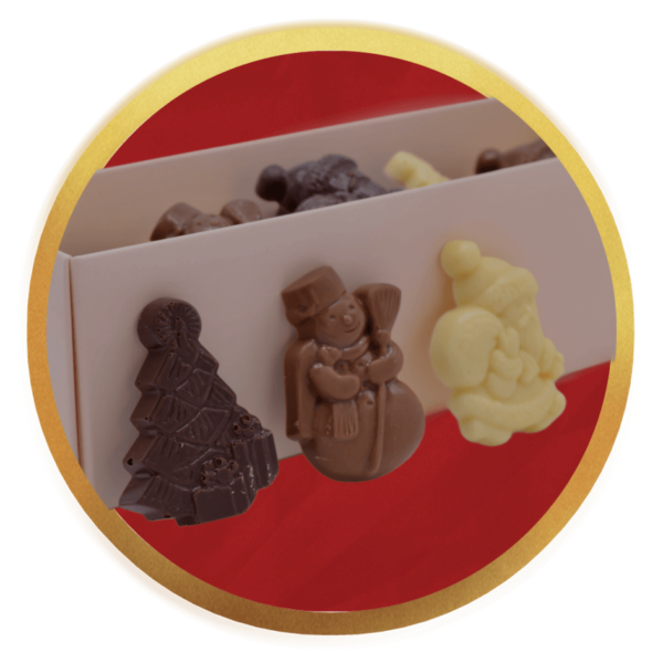 Christmas chocolate characters