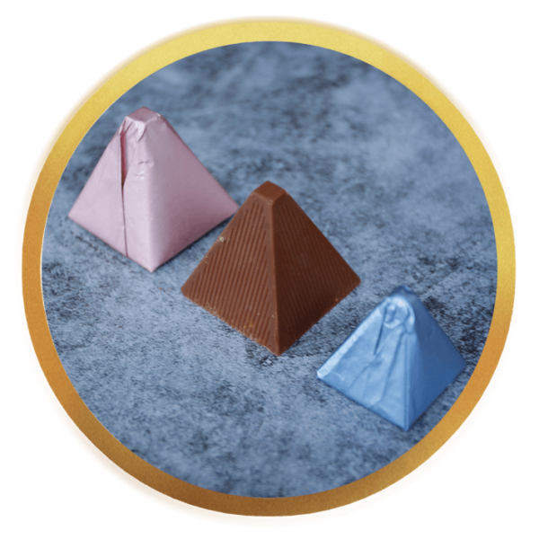pyramid chocolate